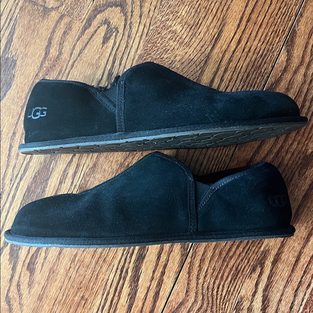 UGG Scuff Romeo, Mens Black slippers Sz 14